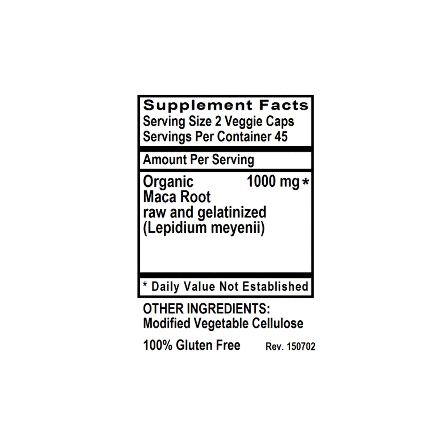 , Organic Maca, Hormone Balance & Energy Support, 90 Vegetarian Capsules