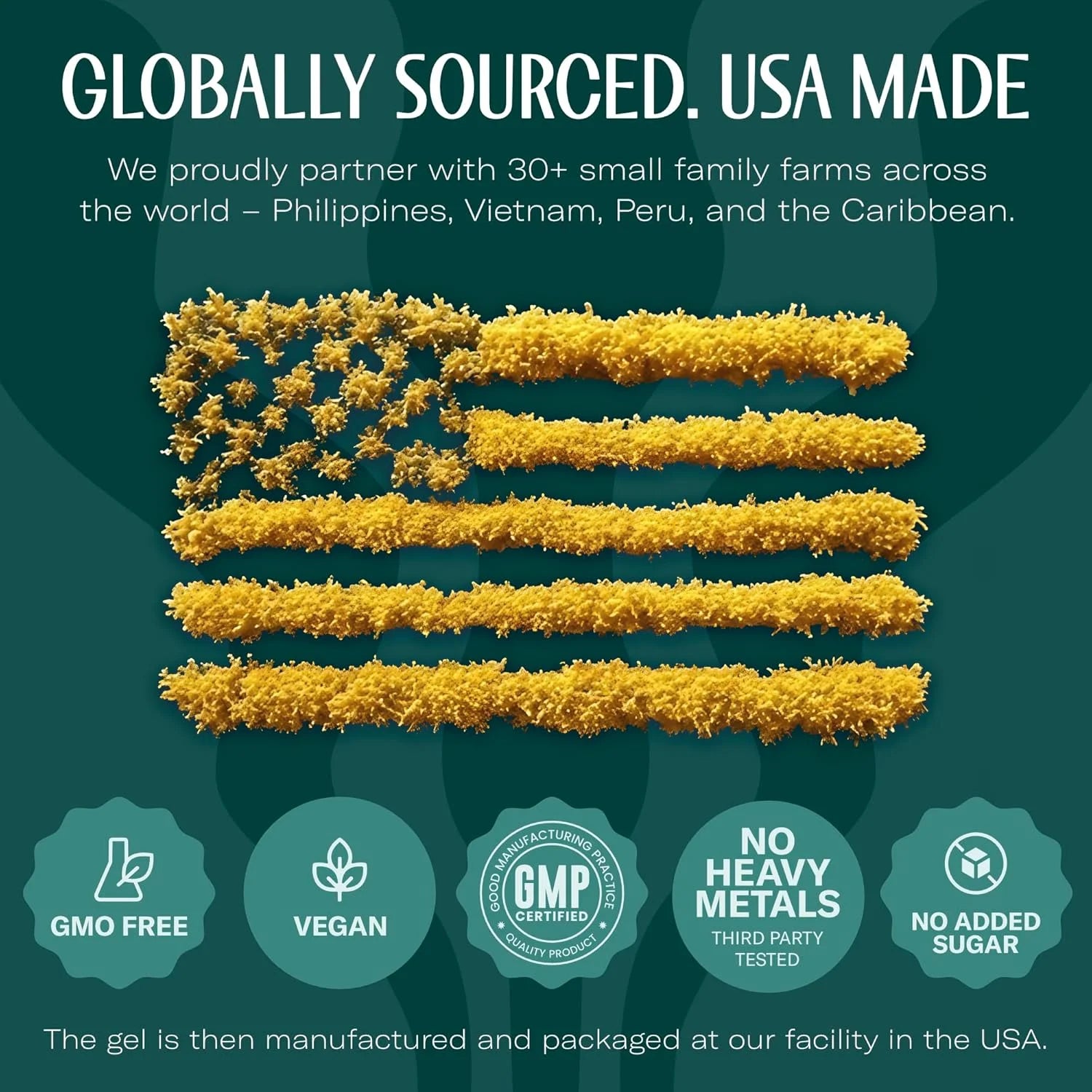 Wildcrafted Irish Sea Moss Gel Superfood - Strawberry, Pack of 3 Organic Seamoss - Made in USA