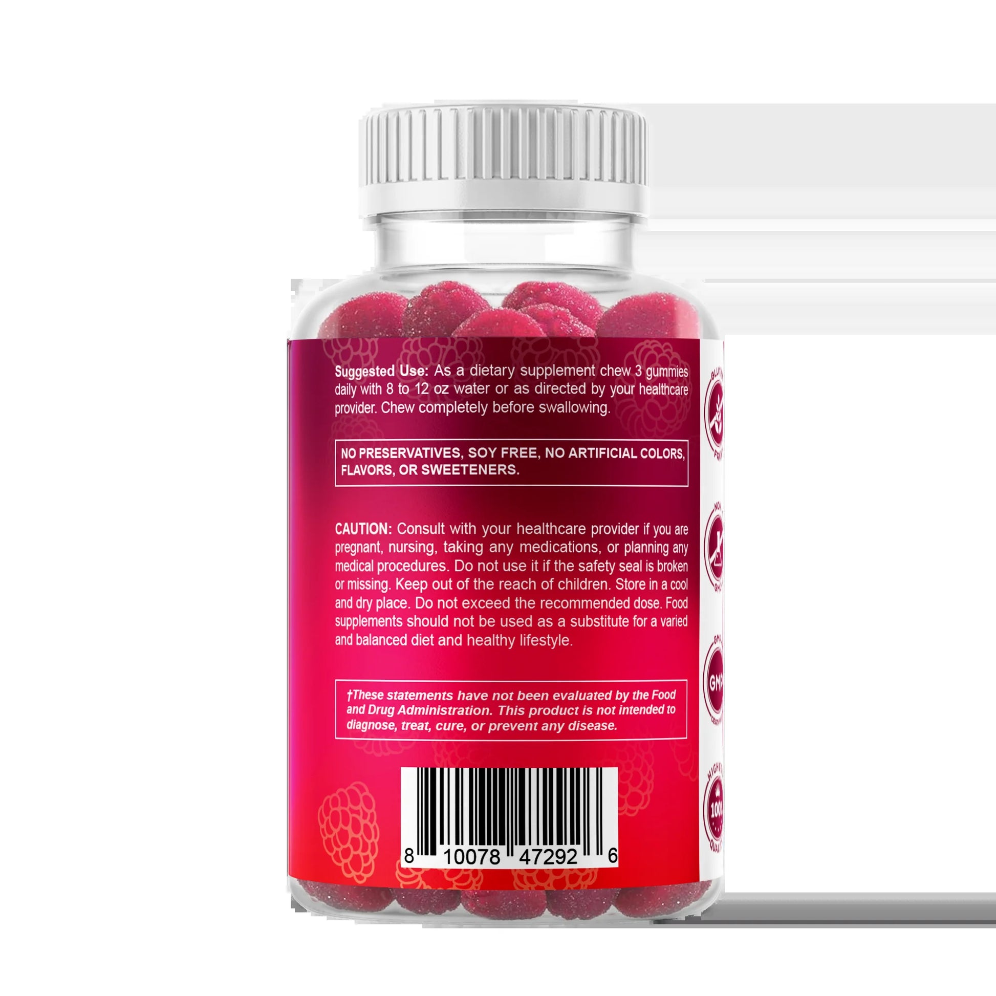 Extra Strength Magnesium Gummies 255 Mg (Elemental Mg) per Serving - 60 Vegan Gummies - Promotes Healthy Relaxation, Muscle, Bone, & Energy Support